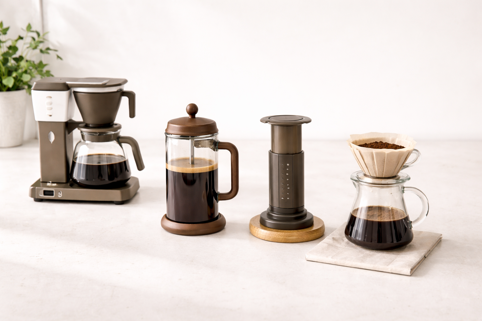 Beginner Coffee Brewing Methods Compared