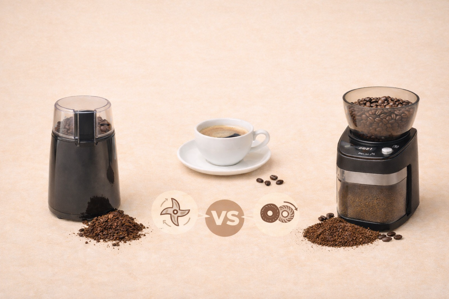 Blade Grinder vs Burr Grinder: Which Is Better for Beginners?