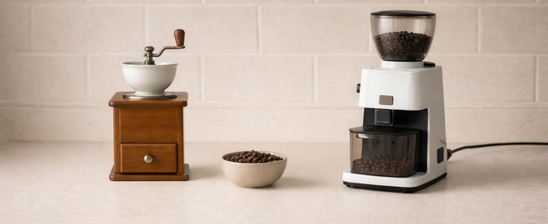 Manual vs Electric Coffee Grinder: Which Is Better for Beginners?