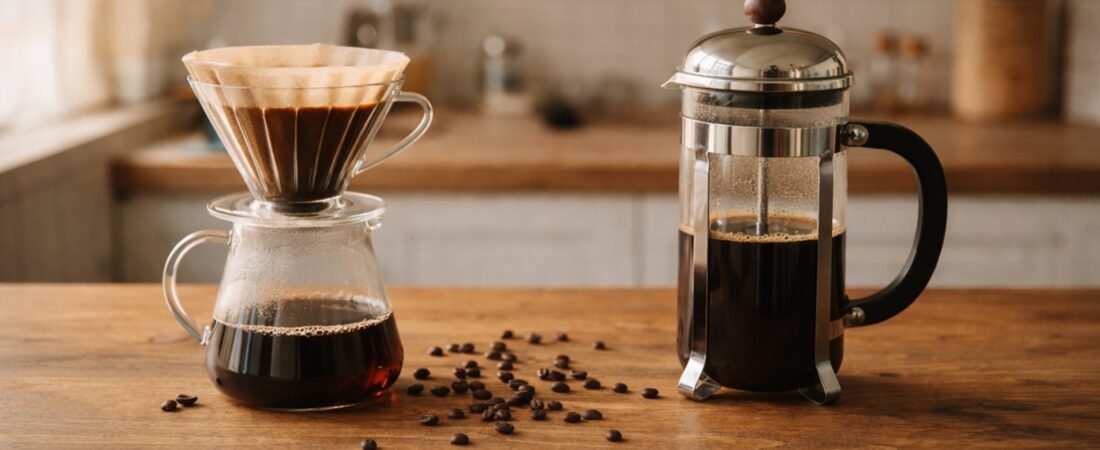Pour-Over vs French Press (Beginner Choice)