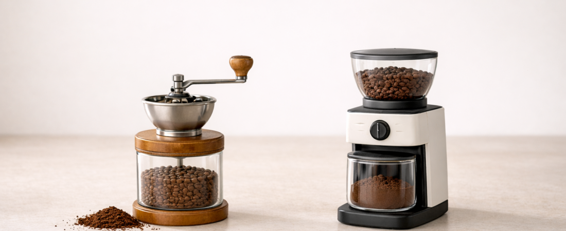Manual vs Electric Coffee Grinders for Beginners