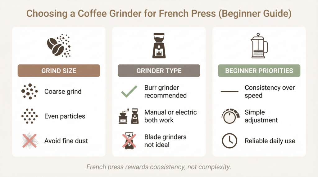 Best Coffee Grinder for French Press Beginners