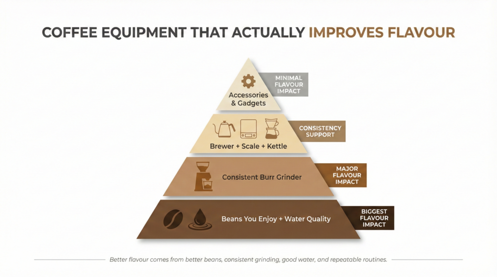 What Coffee Equipment Actually Improves Flavour?