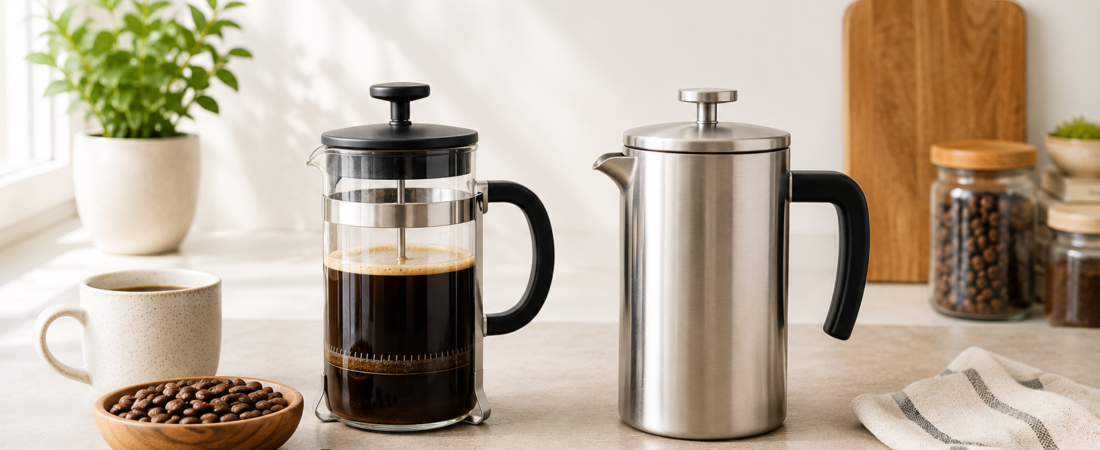 Glass vs Stainless Steel French Press: Which Should a Beginner Buy?