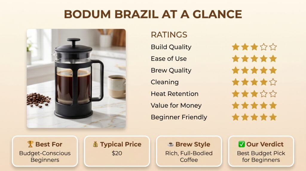 Bodum Brazil Review: Is the Budget Pick Worth It?